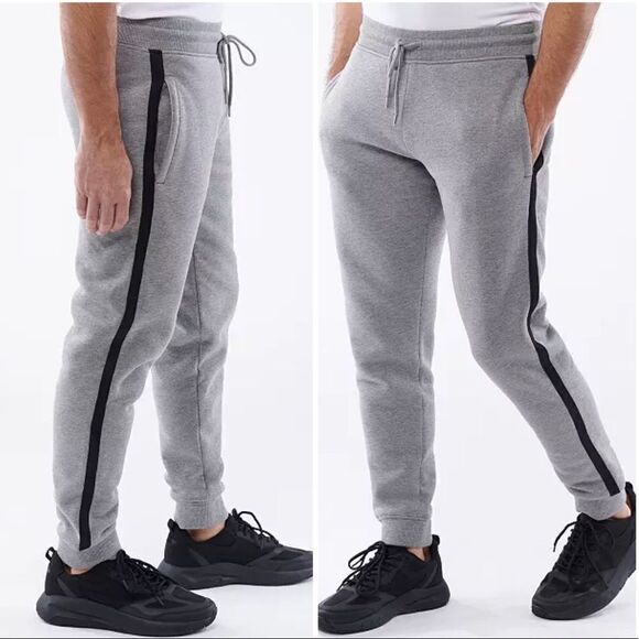 LAZER Men's Bonded Sherpa Side Stripe Joggers 2XL - Picture 9 of 16